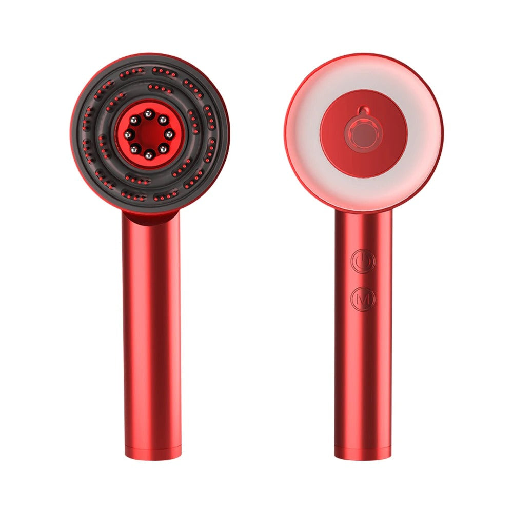 EMS Electric Massage Comb – Red | by Bellezavoll – Available at Bellezavoll